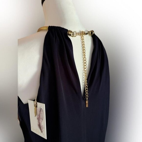 Simpson Navy Halter Dress - Picture 5 of 7